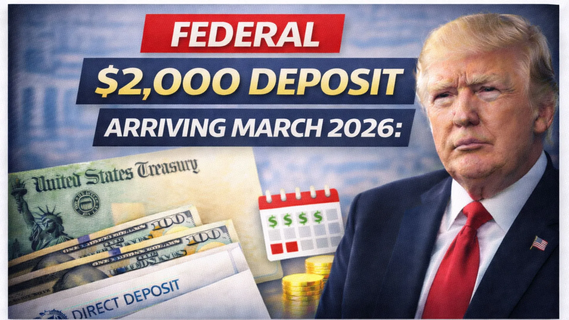 Federal $2,000 Deposit Arriving March 2026